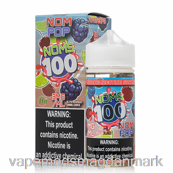 Vape Uden Nikotin Nom Pops - Noms 100 - Nomenon E-væsker - 100ml 0mg